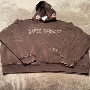 New Mens XXL ABERCROMBIE AND FITCH Oversized fit Big Sky Hoodie.